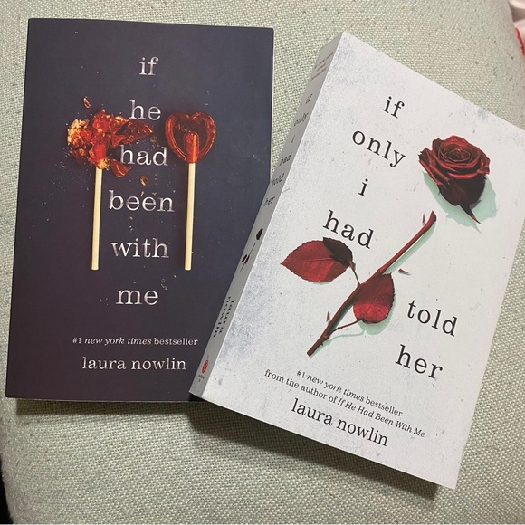 Laura Nowlin Book Set with Floral Covers - Picture 1 of 2